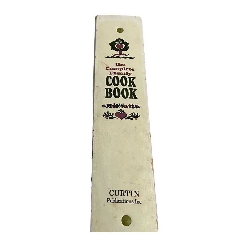 Vintage The Complete Family Cookbook Recipes 1970 Hardcover Curtin Productions
